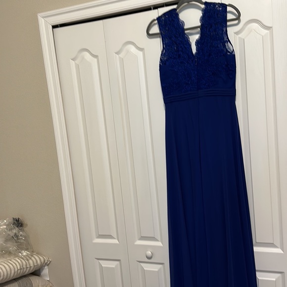 Blueberry blue dress, size 8. - Picture 2 of 4